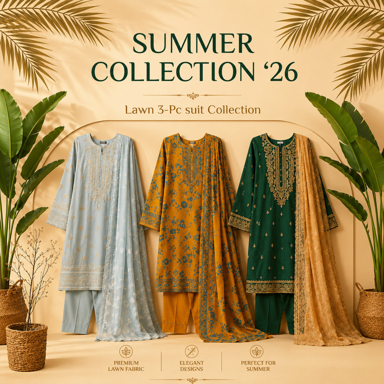 Lawn 3-Pc Collection