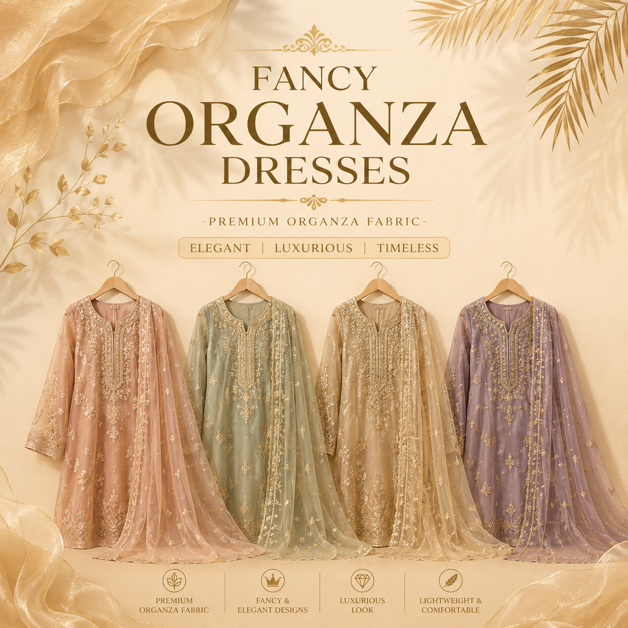 Fancy Organza Dresses