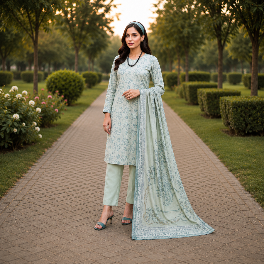 Mother Collection Unstiched Lawn 3 pc suit